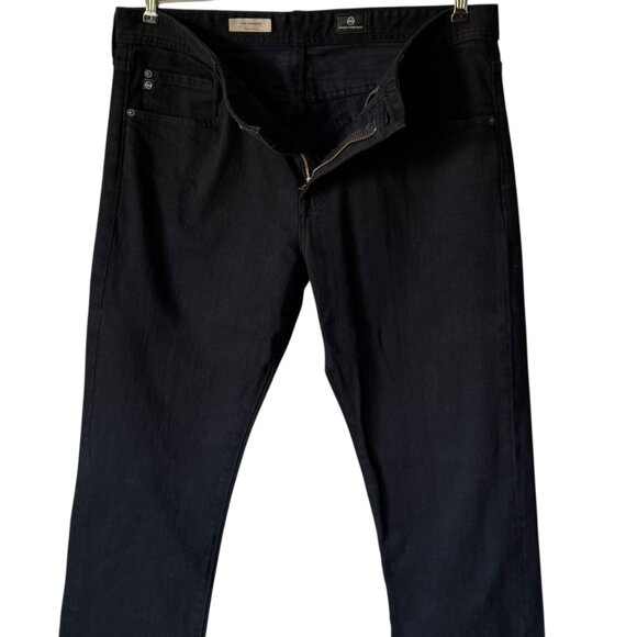 AG Men The Graduate Tailored Leg Black Jeans W34 In33 Classic Comfortable Casual - Picture 6 of 16